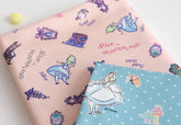 Alice in Wonderland Antibiosis Fabric made in Korea by the Half Yard